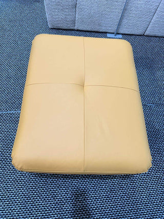 Ex-Display Fabio Footstool in Natural Leather