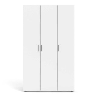Pepe Wardrobe with 3 Doors in White