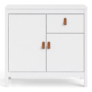 Barcelona Sideboard 2 Doors + 1 Drawer in White