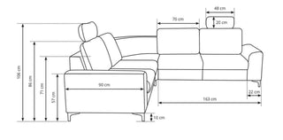 Aspen Corner Sofa Bed