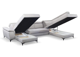 Braga U Shape Corner Sofa Bed