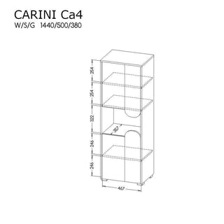 Carini Storage Sideboard 50