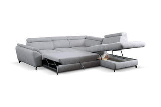 Ex-Display Marolla Corner Sofa Bed Monolith 85