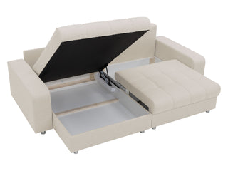 Manchester Corner Sofa Bed with Storage