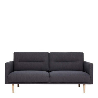 Larvik 2.5 Seater Sofa - Anthracite, Oak Legs