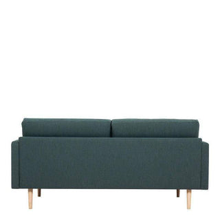 Larvik 2.5 Seater Sofa - Dark Green, Oak Legs