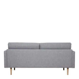 Larvik 2.5 Seater Sofa - Grey, Oak Legs