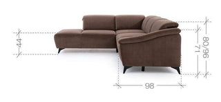 Ex-Display Potenza Corner Sofa Bed Zoya 06
