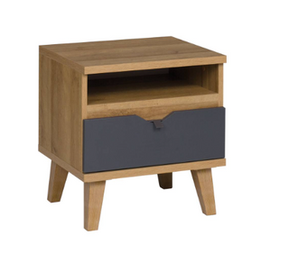 Memone Golden Oak Bedside Night Table