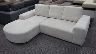 Ex-display Tomino Corner Sofa Conti Boucle Pearl