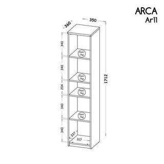 Arca Bookcase 35