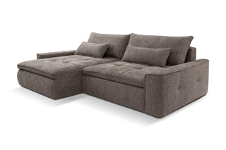 Athos Corner Sofa Bed with Storage