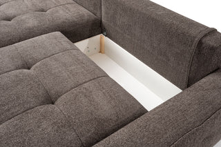 Athos Corner Sofa Bed with Storage