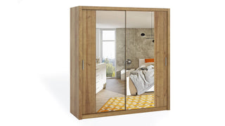 Bono Wardrobe w/ Mirror 200