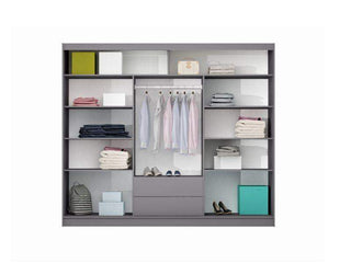 Batumi 250 Wardrobe White with Mirror