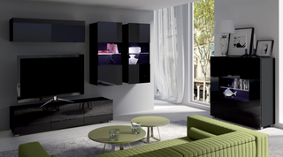 Czarny telewizor Cala 150