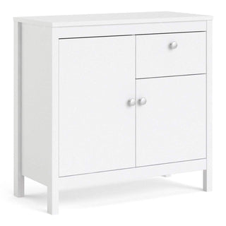 Madrid Sideboard 2 Doors + 1 Drawer in White