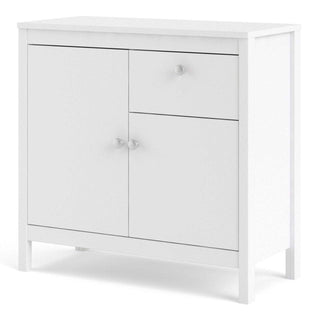 Madrid Sideboard 2 Doors + 1 Drawer in White