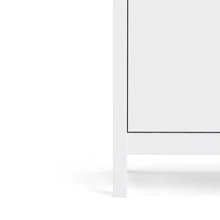 Madrid Sideboard 2 Doors + 1 Drawer in White