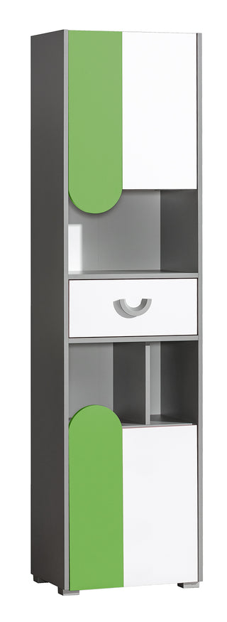 Futuro 3 Tall Wardrobe Green Fast Delivery