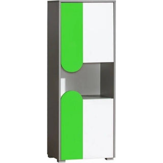 Futuro 4 Green Narrow Wardrobe Fast Delivery