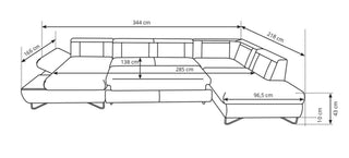 Lofti III U Shape Corner Sofa Bed