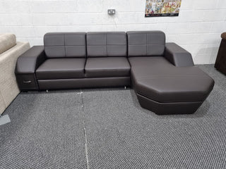 Ex-Display Napola Mini Corner Sofa Bed Soft 7