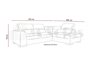 Nest II Corner Sofa Bed