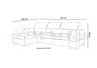 Nest III Corner Sofa Bed