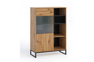 Olier Wide Glass Sideboard