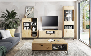 Olier Wide Glass Sideboard