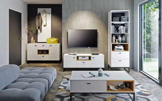 Olier Wide Glass Sideboard