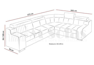 Oscar I Corner Sofa Bed