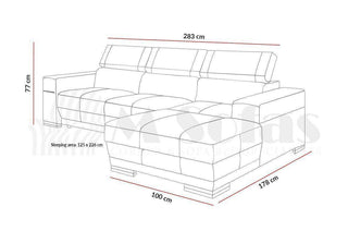 Paris II Corner Sofa Bed