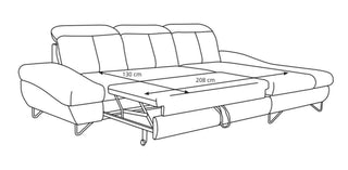 Rossa Corner Sofa Bed