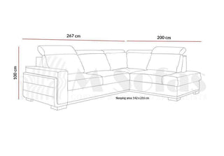 Salvo II Corner Sofa Bed