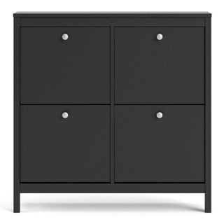 Madrid Shoe Cabinet in Matt Black